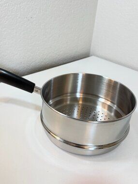 Vintage Revere Ware 7 in Steamer / Strainer Insert for 2 & 3 Qt Saucepans EUC
